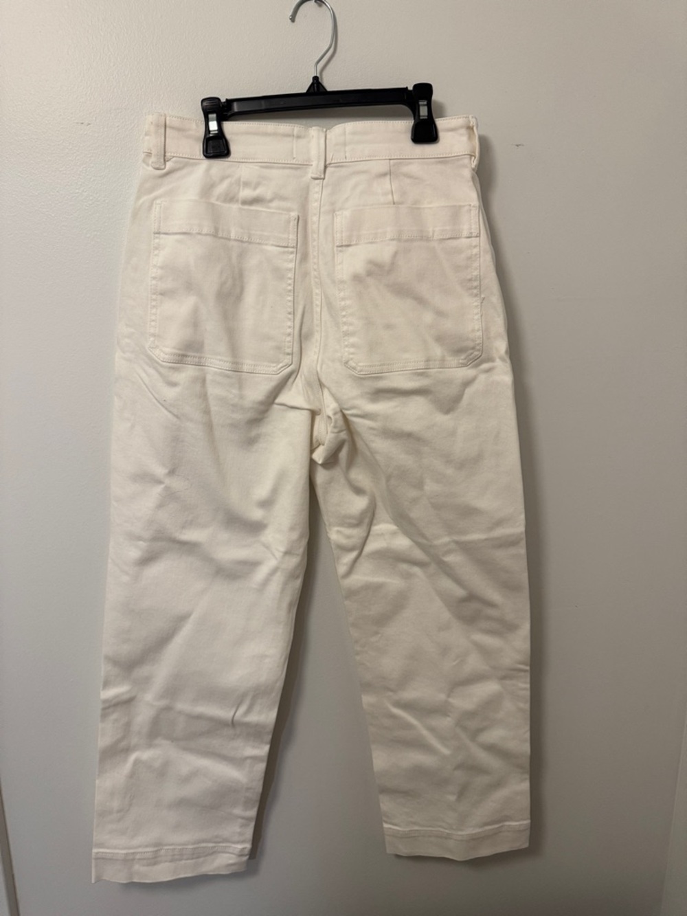 NWT Everlane Straight-Leg Crop jeans in bone Size 6 - Picture 6 of 7